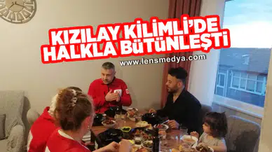 Kızılay Kilimli'de halkla bütünleşti!