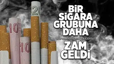Bir sigara grubuna daha zam geldi!
