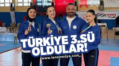 Türkiye 3.sü oldular!