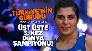 Türkiye'nin gururu... Üst üste 3. kez Dünya Şampiyonu!
