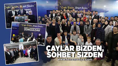 "Çaylar bizden sohbet sizden"