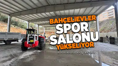 Bahçelievler spor salonu yükseliyor