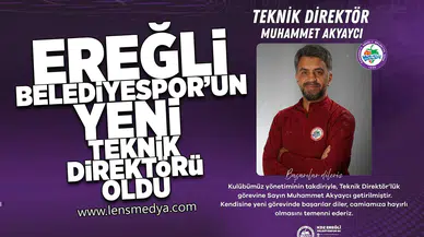 Ereğli Belediyespor'un yeni teknik direktörü oldu!