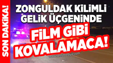 Zonguldak Kilimli Gelik üçgeninde film gibi kovalamaca!
