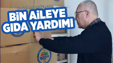 BİN AİLEYE GIDA YARDIMI