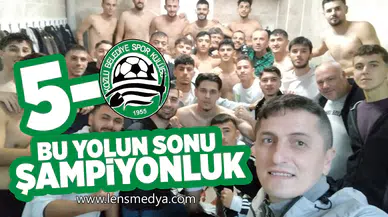 Bu yolun sonu şampiyonluk!