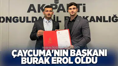 Çaycuma'nın Başkanı Burak Erol Oldu