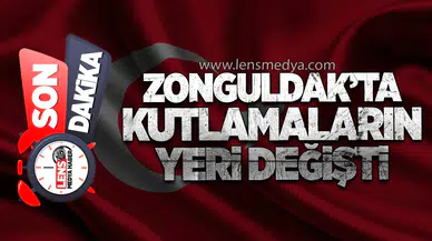 Zonguldak’ta Kutlamaların Yeri Değişti