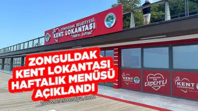 Zonguldak Kent Lokantası Haftalık Menüsü Açıklandı