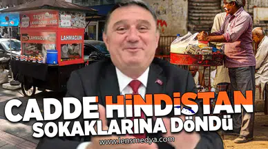 Cadde Hindistan sokaklarına döndü!