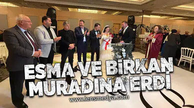 Esma ve Birkan muradına erdi