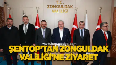 TBMM Eski Başkanı Mustafa Şentop’tan Zonguldak Valiliği’ne Ziyaret