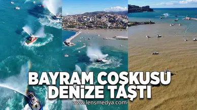 Bayram coşkusu denize taştı!