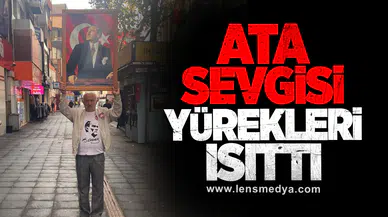 ATA SEVGİSİ YÜREKLERİ ISITTI