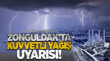 Zonguldak’ta Kuvvetli Yağış Uyarısı!