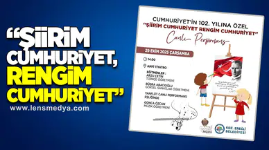 “Şiirim Cumhuriyet, Rengim Cumhuriyet”