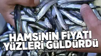 Hamsinin fiyatı yüzleri güldürdü!
