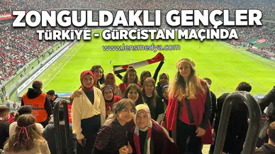 Zonguldaklı Gençler Milli Coşkuyu Tribünlerde Yaşadı