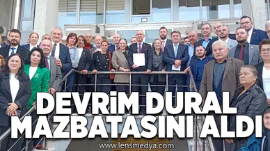 Devrim Dural mazbatasını aldı!