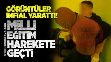 Görüntüler infial yarattı! Milli Eğitim harekete geçti...