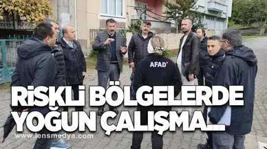 Devrek’te Ağalar ve Karşıyaka Mahallelerinde Heyelan İncelemeleri Sürüyor