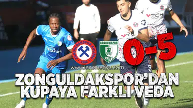Zonguldakspor, Türkiye Kupası’na 5 Gollü Yenilgiyle Veda Etti