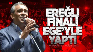 KDZ. EREĞLİ’DE CUMHURİYET COŞKUSU, EGE KONSERİYLE FİNAL YAPTI