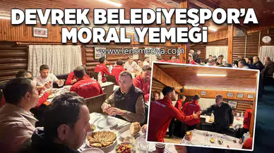 Devrek Belediyespor'a moral yemeği!