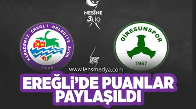 Ereğli’de Puanlar Paylaşıldı