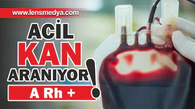 Acil A Rh (+) kan aranıyor