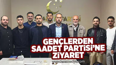 Gençlerden Saadet Partisi'ne ziyaret!