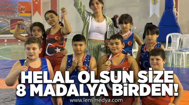 8 Madalya ile geri döndüler!