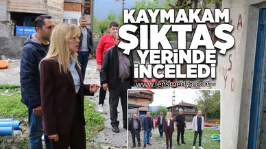 Kaymakam Ruveyda Kahraman Şıktaş Hacımusa Köyü’ndeki projeleri yerinde inceledi