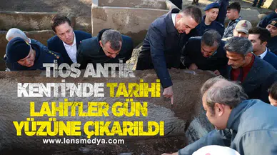 Tios Antik Kenti’nde Tarihi Lahitler Gün Yüzüne Çıkarıldı