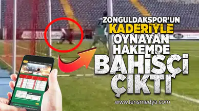 Zonguldakspor'un kaderiyle oynayan hakemde bahisçi çıktı!