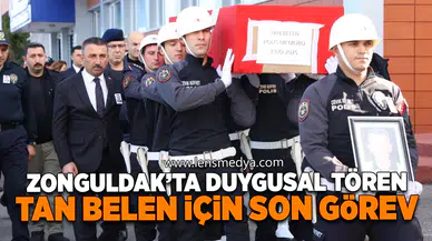 Zonguldak’ta  Duygusal Tören: Tan Belen İçin Son Görev...