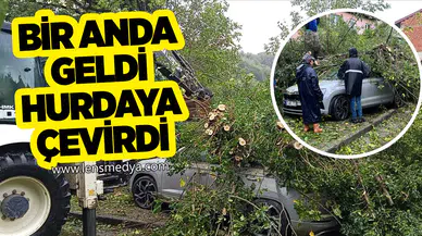 BİR ANDA GELDİ, HURDAYA ÇEVİRDİ!