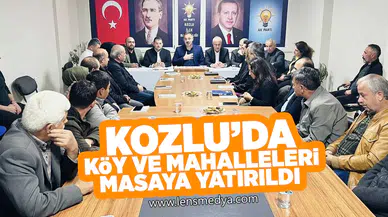 Kozlu'da Köy ve Mahalleri masaya yatırıldı!