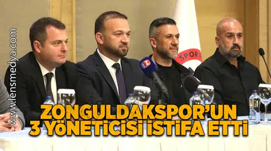 Zonguldakspor'un 3 yöneticisi istifa etti!
