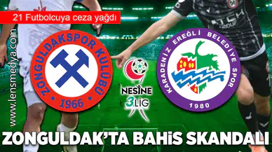 Zonguldak'ta bahis skandalı... 21 Futbolcuya ceza yağdı!
