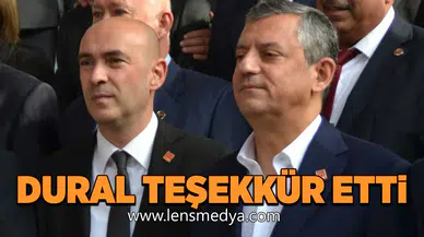 Devrim Dural teşekkür etti!