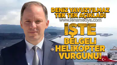 İşte belgeli helikopter vurgunu!