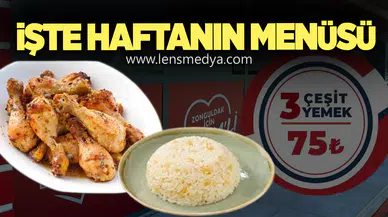 Kent Lokantası’nda Haftanın Menüsü Açıklandı