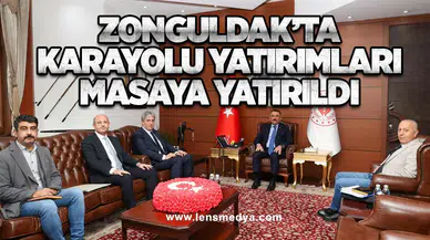 Zonguldak’ta Karayolu Yatırımları Masaya Yatırıldı