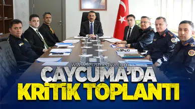 Tüm birimler Çaycuma'da buluştu