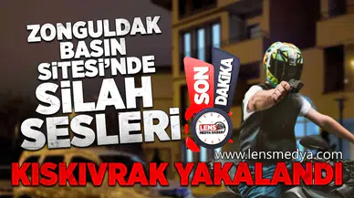 Zonguldak Basın Sitesi'nden silah sesleri... Kıskıvrak yakalandı!