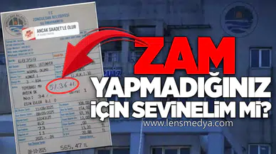 “ZAM YOK AMA 1 TON SU 51,36 TL!”