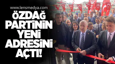 Ümit Özdağ Zonguldak’ta partinin yeni adresini hizmete açtı
