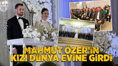 Mahmut Özer'in kızı dünya evine girdi!
