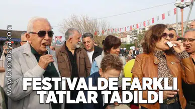 Festivalde farklı tatlar tadıldı!